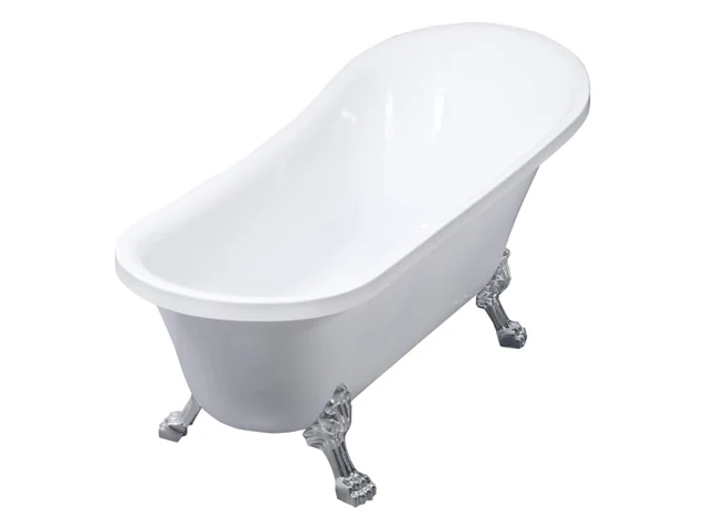 Lykke Badkar med tassar Nordic Deluxe 1500x750x710mm vit