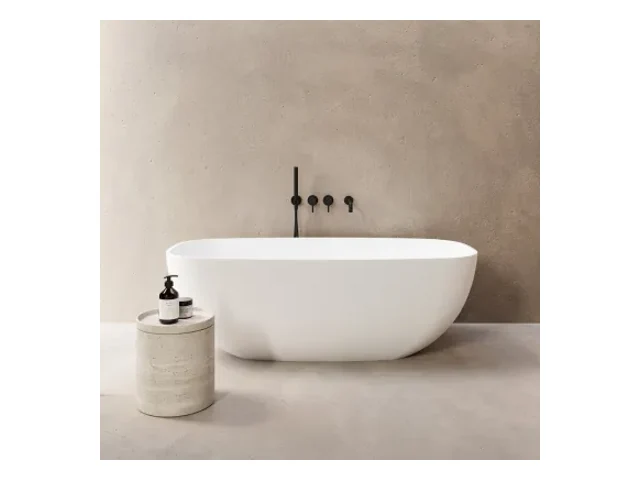 New Deep 162 Badkar 162x80 cm, massiv matt vit SolidTec®