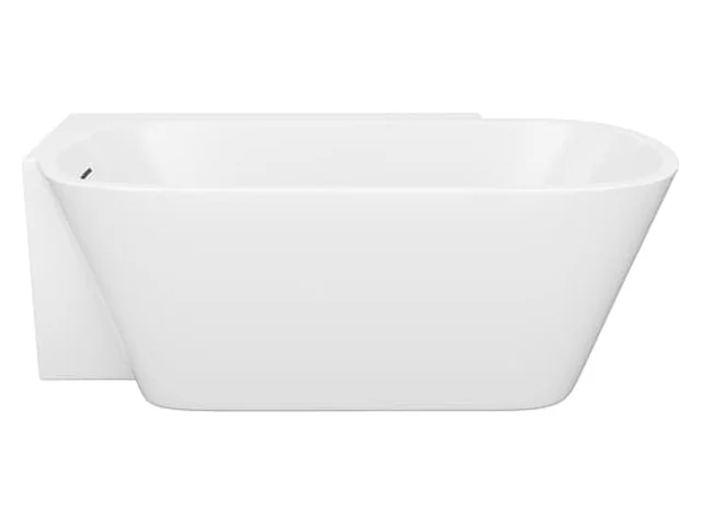 Vente-unique RIVASO hörnbadkar – 225 L akryl, 160 × 78 × 58 cm, vänster hörn